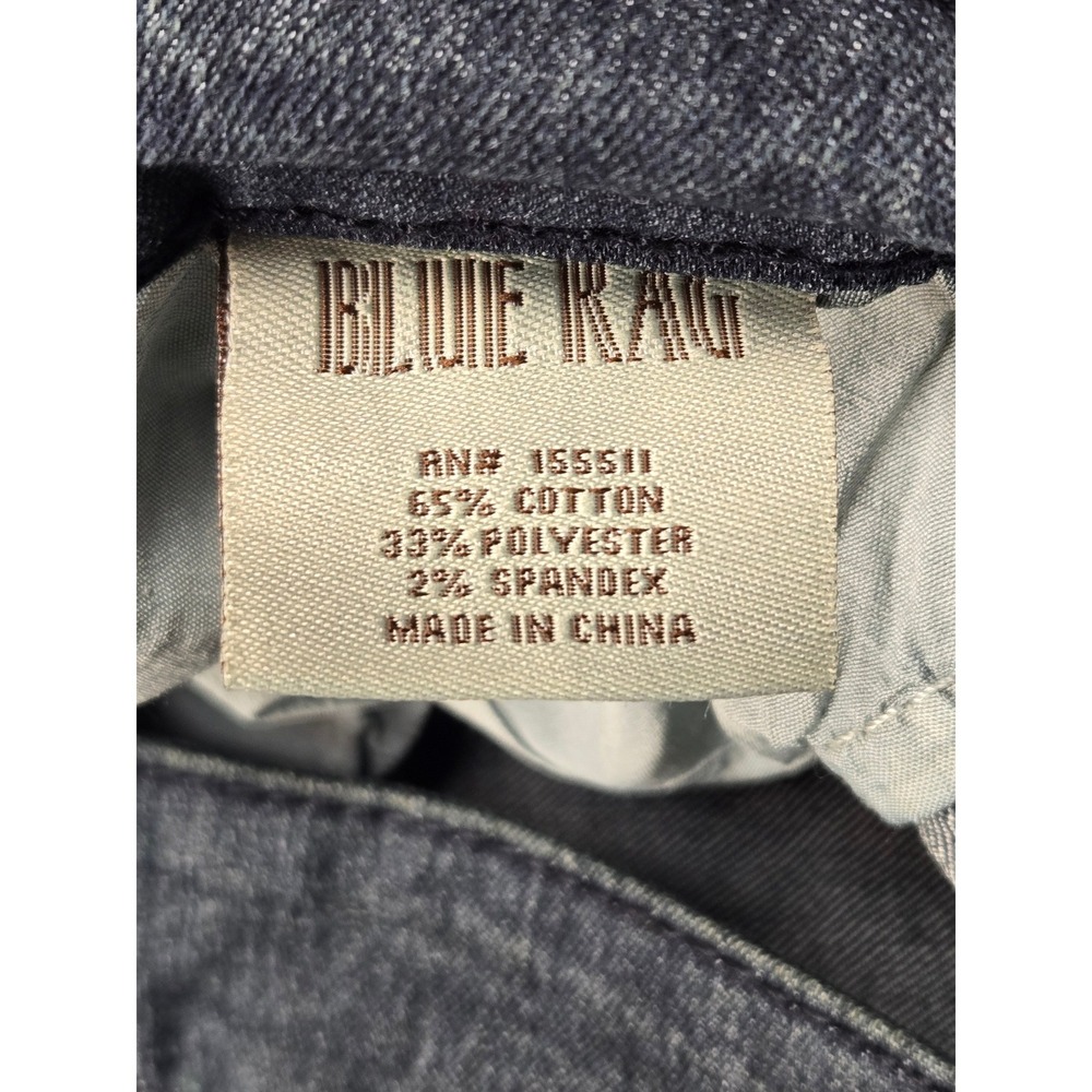 BLUE RAG Mens Flex Fit Indigo Denim Jeans Style BUJ6002 Size 38x30 - Picture 11 of 15